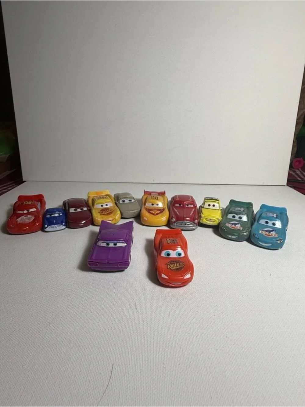 Assorted Vintage Cars Toy Lot - Lightning McQueen and Others